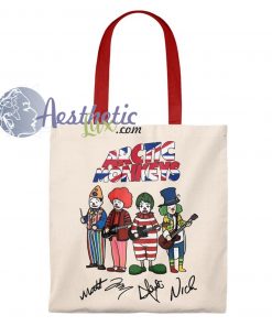 Arctic Monkeys Clown Signature Vintage Tote Bag
