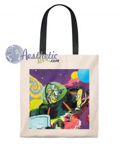 Funny Rick Morty In Space Vintage Tote Bag