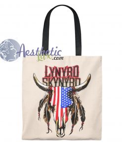 Lynyrd Skynyrd American Flag Vintage Tote Bag