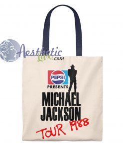 Michael Jackson 1988 Washington Tour Vintage Tote Bag