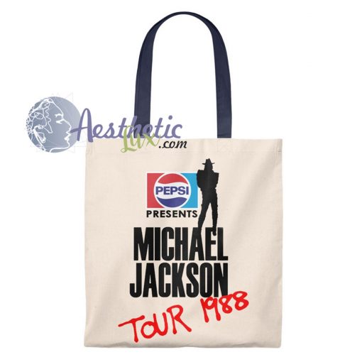 Michael Jackson 1988 Washington Tour Vintage Tote Bag