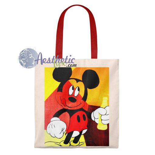 Mickey Mouse Drink Coca Cola Vintage Tote Bag
