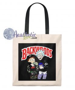 Rick Morty Bacwoods Vintage Tote Bag