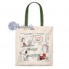 Snoopy Stupid Beagle Vintage Tote Bag