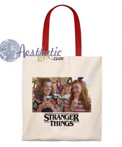 Stranger Things Eleven and Max Vintage Tote Bag
