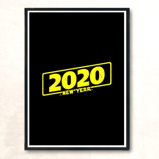2020 A New Year Modern Poster Print