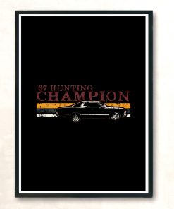 67 Hunting Champ Modern Poster Print