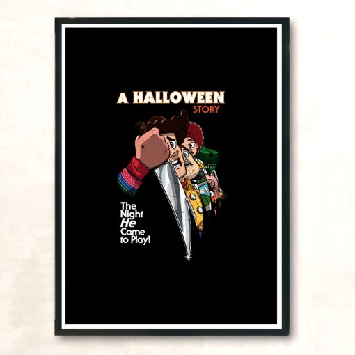 A Halloween Story Modern Poster Print