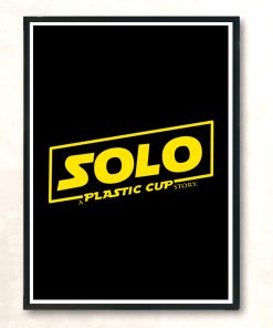 A Plastic Cups Story Modern Poster Print