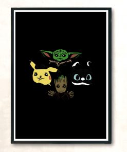 Adorable Rhapsody Modern Poster Print