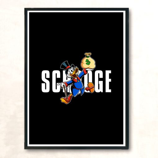 Air Scrooge Modern Poster Print