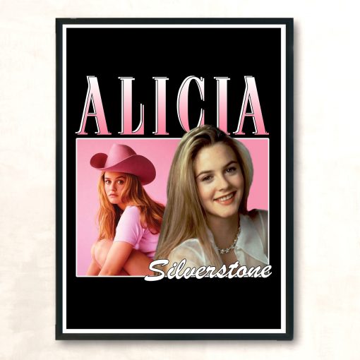 Alicia Silverstone Vintage Wall Poster