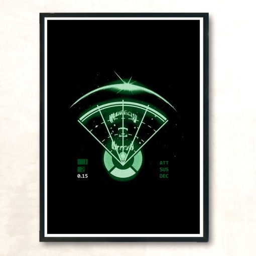 Alien Tracking Modern Poster Print
