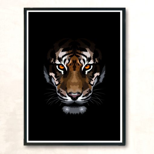 Amazing Eyes Of The Tiger Modern Poster Print