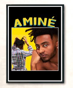 Amine 90 S Rapper Vintage Wall Poster