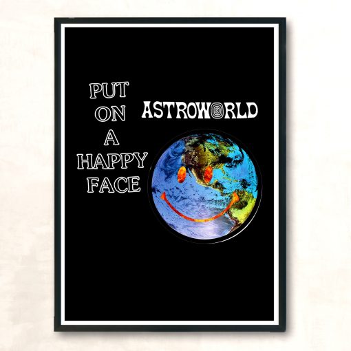 Astroworld Put On Happy Face Huge Wall Poster