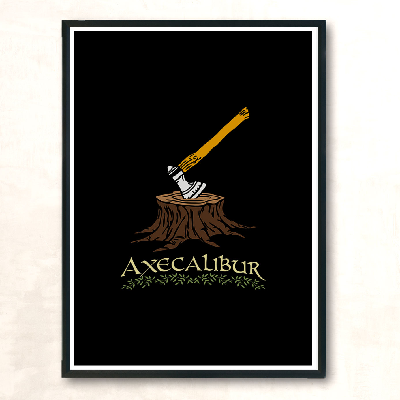 Axecalibur Modern Poster Print