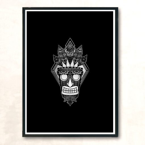 Aztec Aku Aku Modern Poster Print
