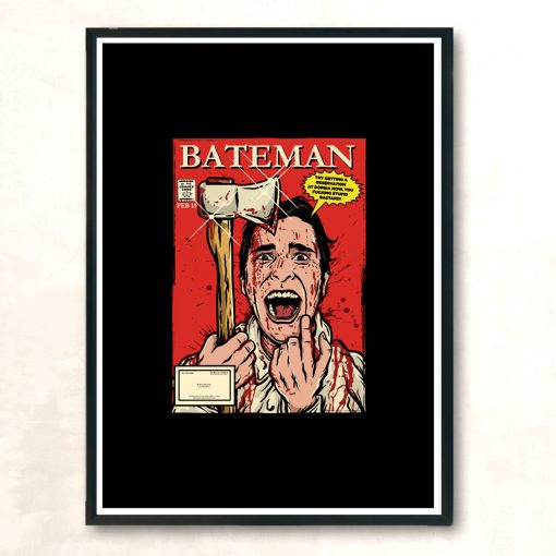 Bateman Modern Poster Print