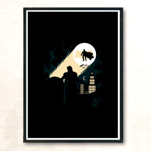 Batman V Superman Modern Poster Print