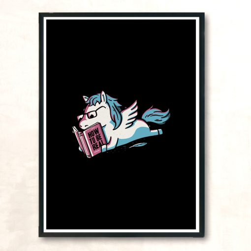 Be Realistic Modern Poster Print
