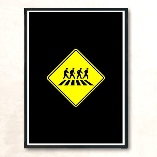 Beatles Crossing Modern Poster Print
