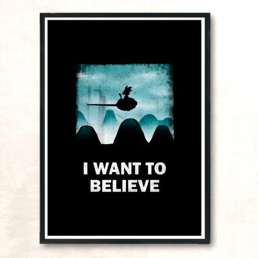 Believe In Heroes Modern Poster Print