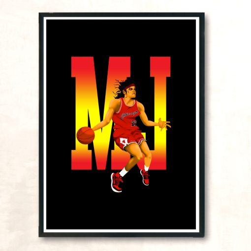 Best Of Michael Jackson Michael Jordan Classic Vintage Wall Poster