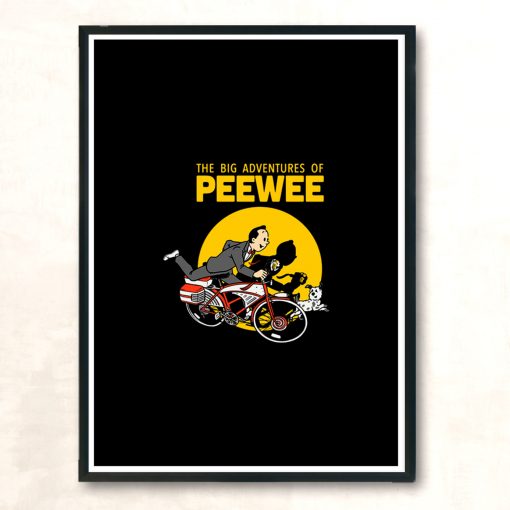 Big Adventures Of Pee Wee Modern Poster Print