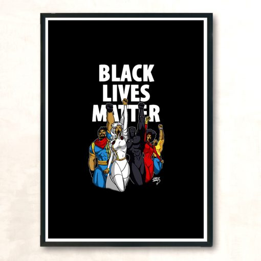 Black Lives Matter Heroes Modern Poster Print