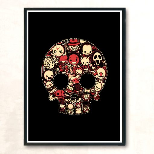 Bloody Lil Horrors Modern Poster Print