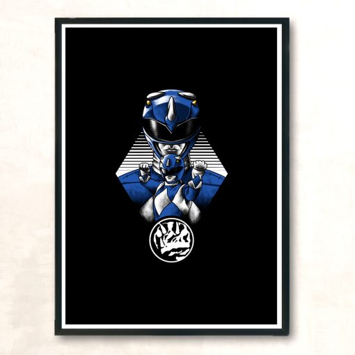 Blue Ranger Modern Poster Print