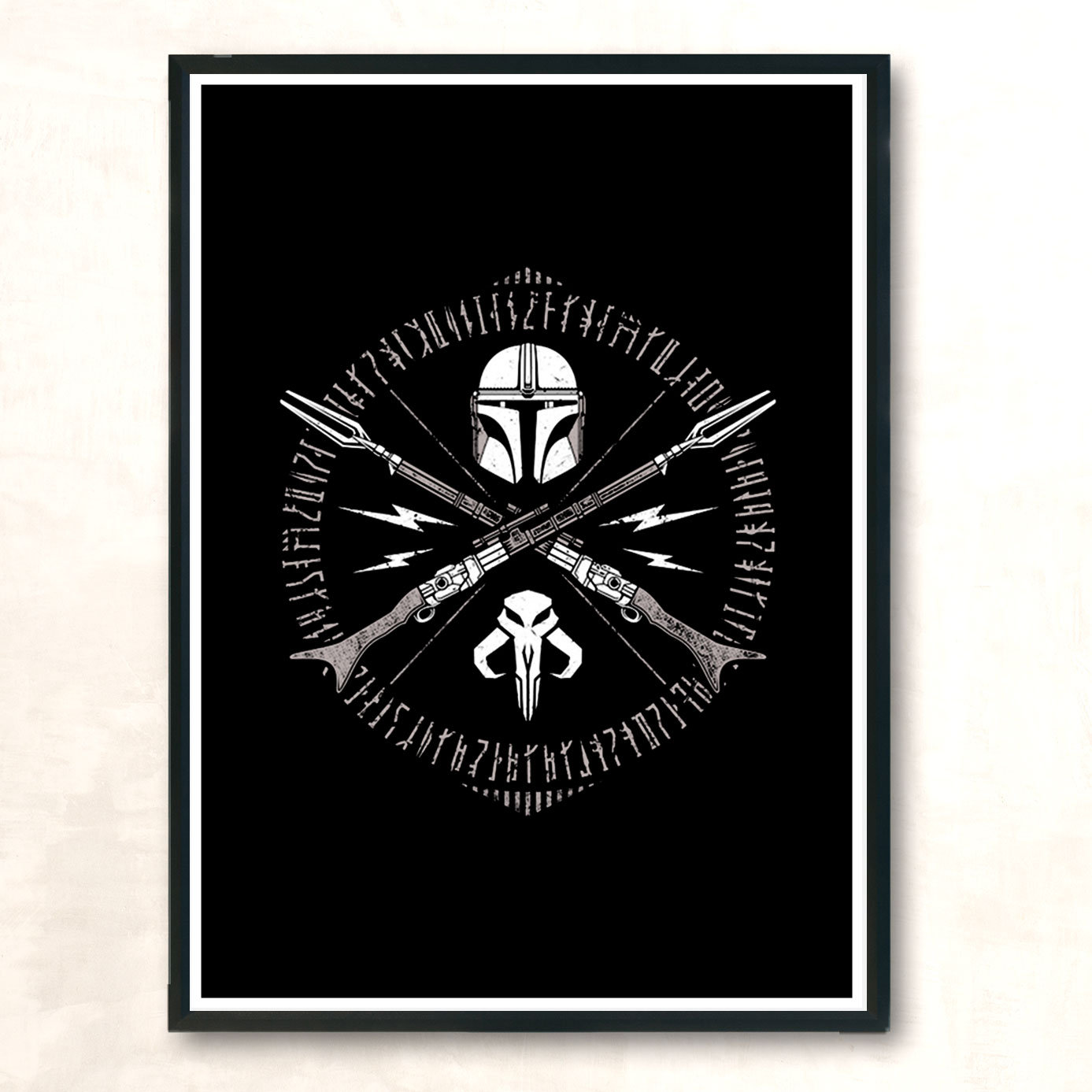 Bountyhunter Modern Poster Print