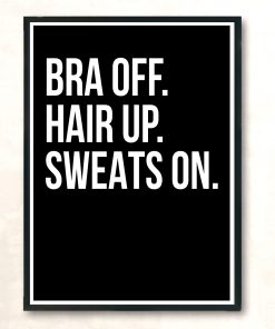 Bra Off Hair Up Huge Wall Poster