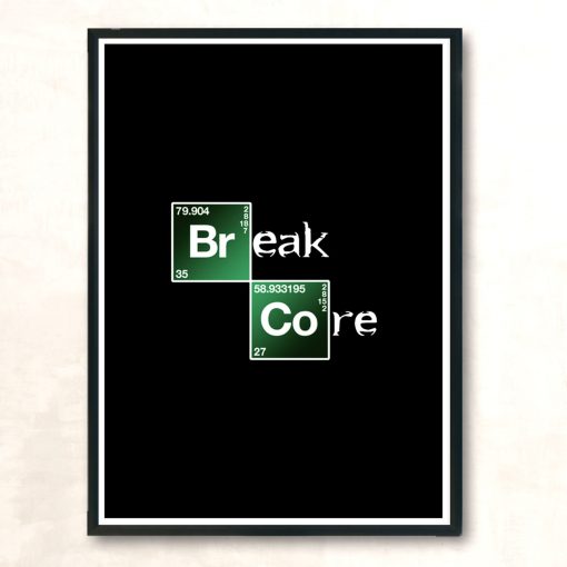 Breaking Breakcore Modern Poster Print
