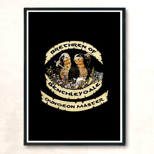 Brethren Of Benchleydale Dungeon Master Version Modern Poster Print