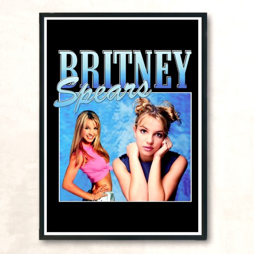 Britney Spears 90s Vintage Wall Poster