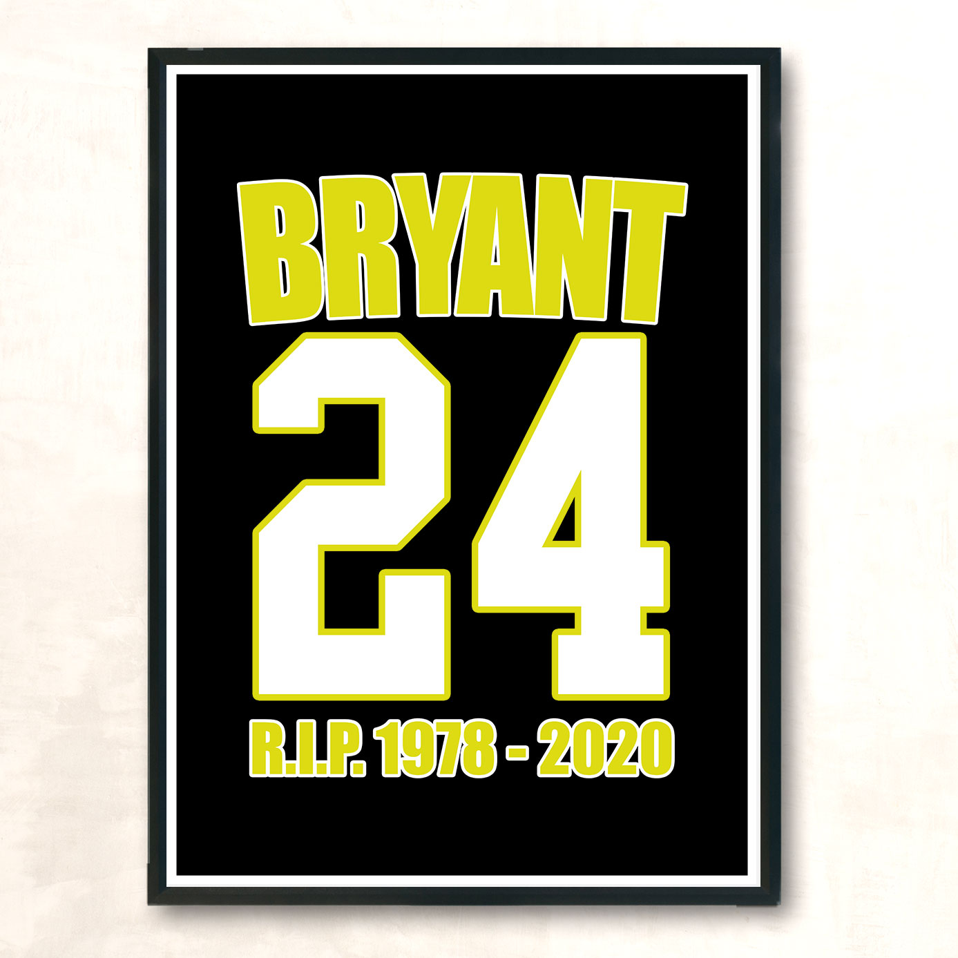 Bryant 24 Rip Vintage Wall Poster