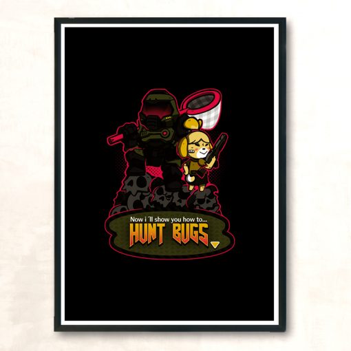 Bug Hunt Modern Poster Print