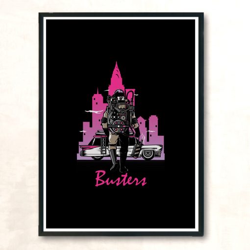 Busters Drive Modern Poster Print
