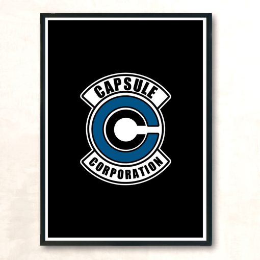 C Corp Logo Modern Poster Print