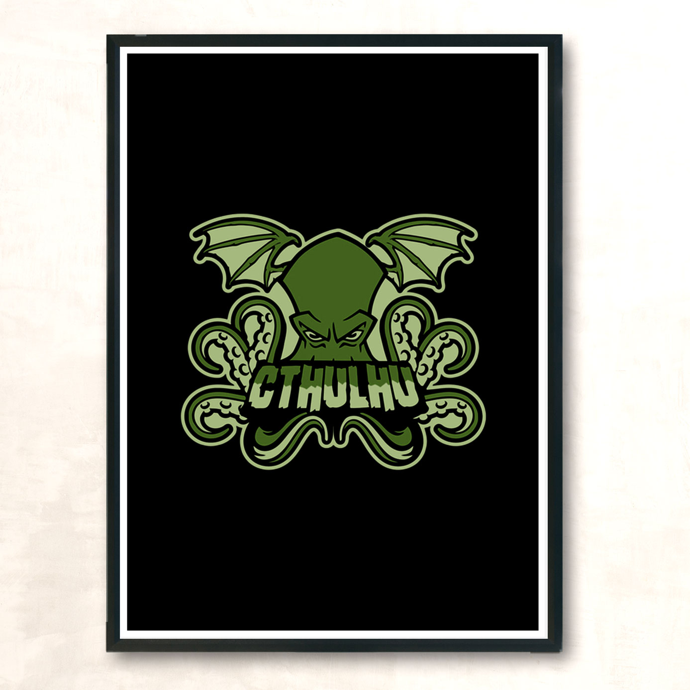 C Mascot Modern Poster Print