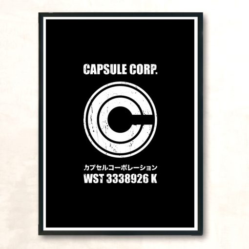 Capsule Corp Modern Poster Print