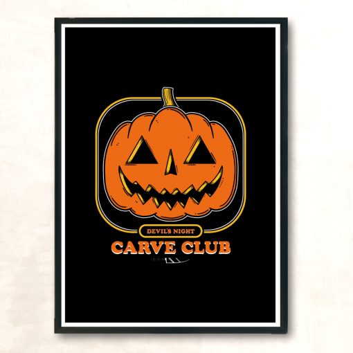 Carve Club Modern Poster Print