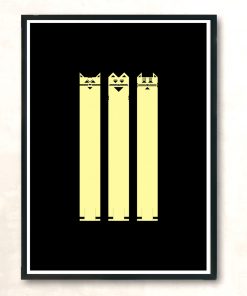 Cats Modern Poster Print