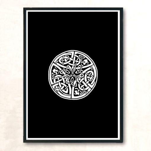 Celtic Art Snake Pattern Book Of Kells Modern Poster Print
