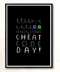 Cheat Day Modern Poster Print