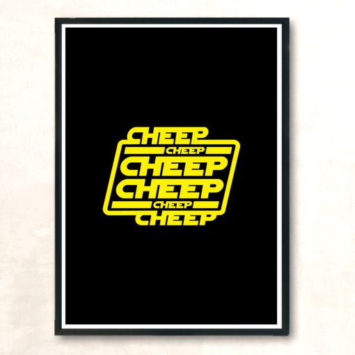 Cheep Cheep Cheep Modern Poster Print