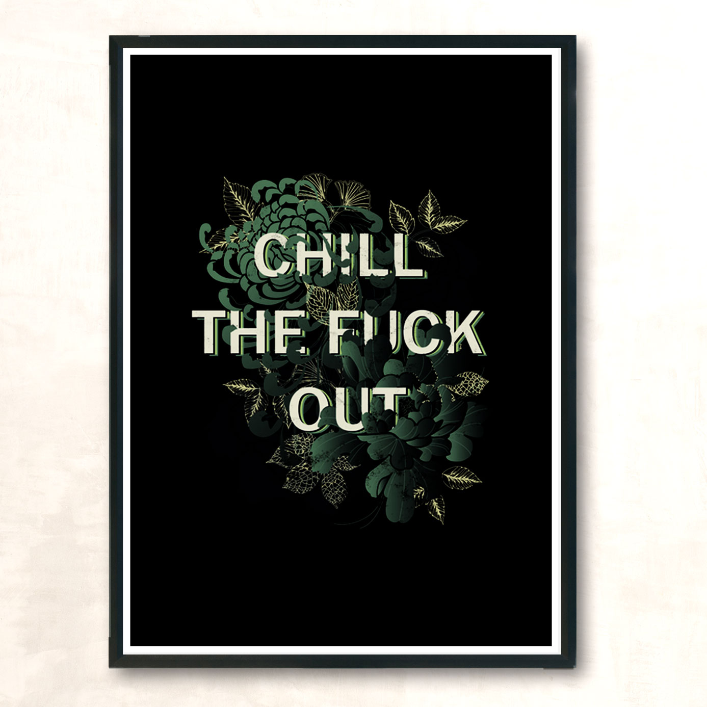 Chill Modern Poster Print