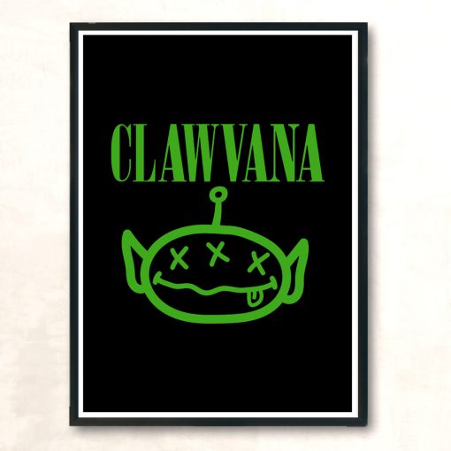Clawvana Green Modern Poster Print